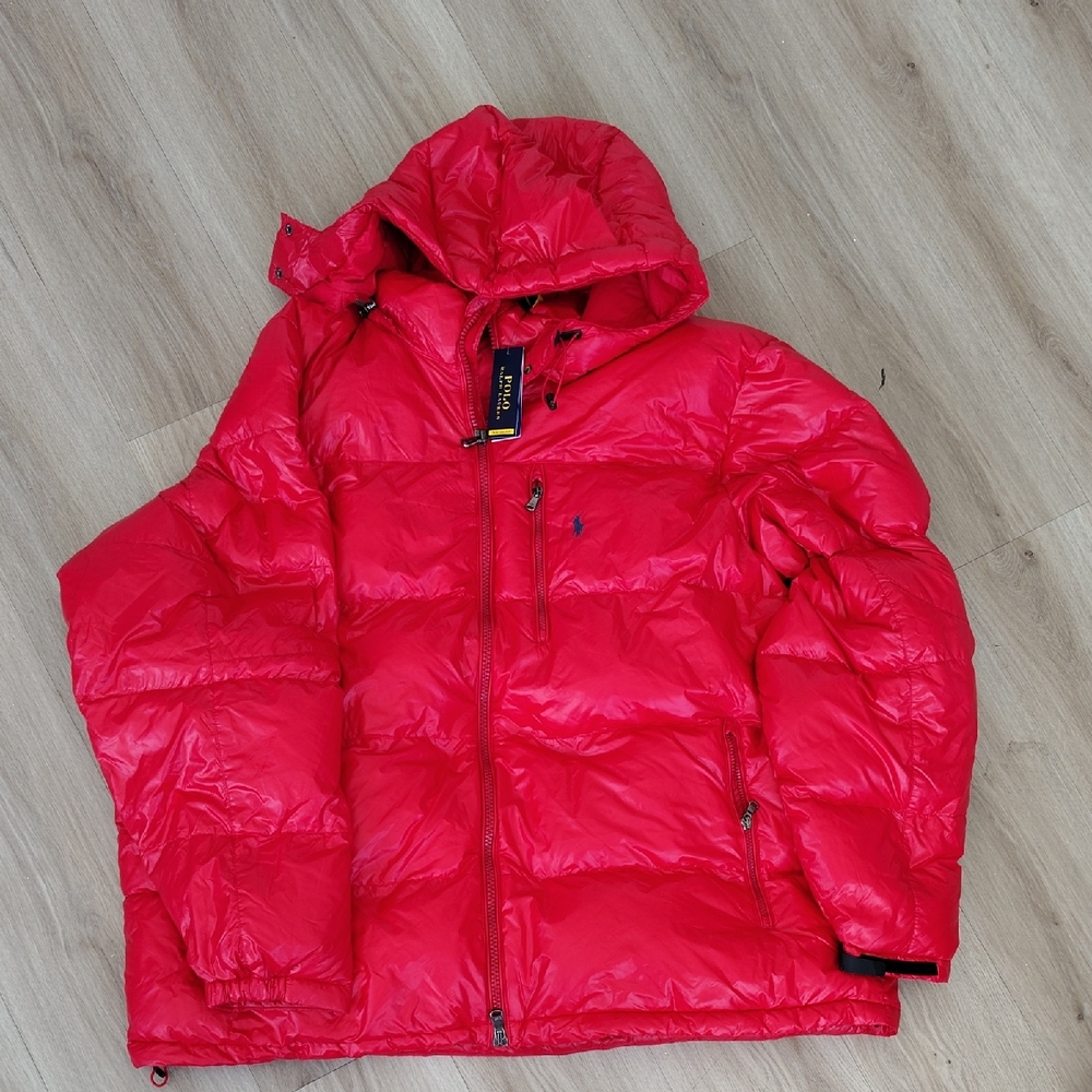 Ralph Lauren Vibrant Red Puffer Jacket